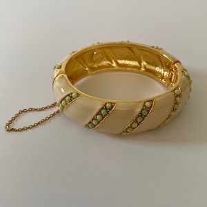 J. Crew Enamel Bracelet with Inlay Beads